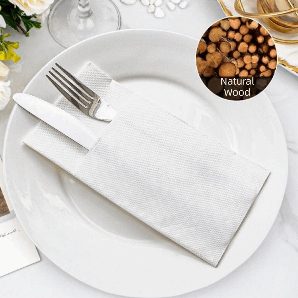 Convenient Prefolded Paper Napkins Hygiene Dinner Napkins  Cafe Supplies