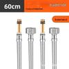 TLXT 60cm Stainless Steel Braided Faucet Supply Hoses, 2-Pack