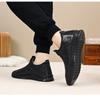 Men S Winter Warm Cotton Boots Non Slip Slip On Casual Shoes