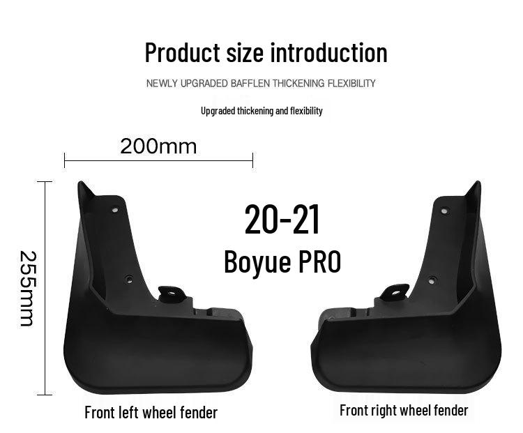 Geely Atlas Boyue 2020- Mudguard Skin