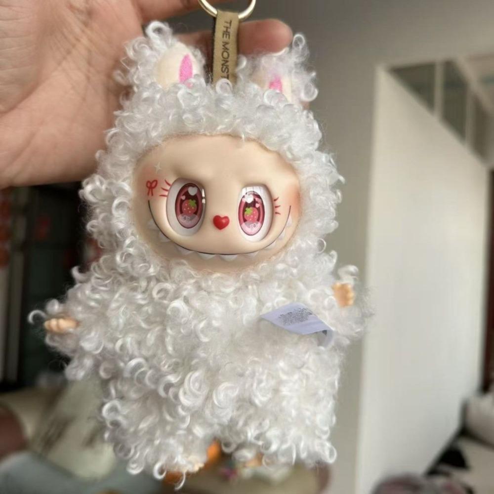 Curly Hair Trend Pendant Ornament Doll Doll 20cm белый