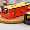 Hotel Käseschmelzer Mini Raclette Set Hitzebeständig Antihaftbeschichtung Tragbar Kerzenlicht Festes Praktisches Design
