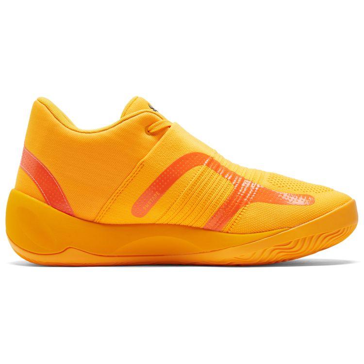 Puma Rise Nitro Mens Low Top Basketball Shoes Yellow 377012-01