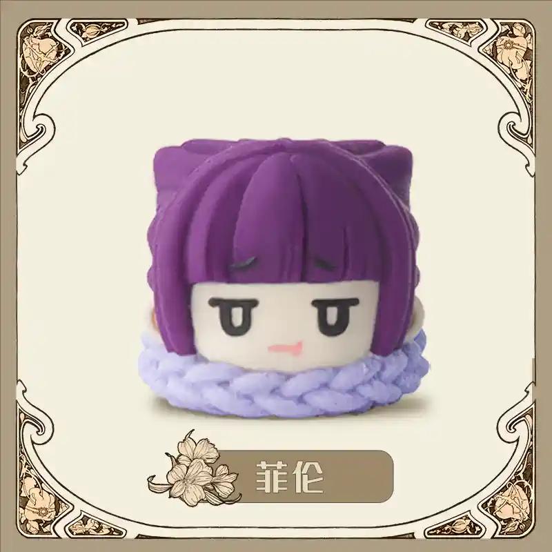 Anime Frieden Theme Series Single Keycap  Resin Fern Cartoon Character Model Toy Mechanical Keyboard Esc Decor Gifts
