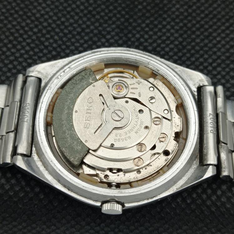 USED VINTAGE SEIKO 5 AUTO 6349A JAPAN MENS ORIGINAL DIAL WATCH 608e-a315990-2 SKU608e-a315990