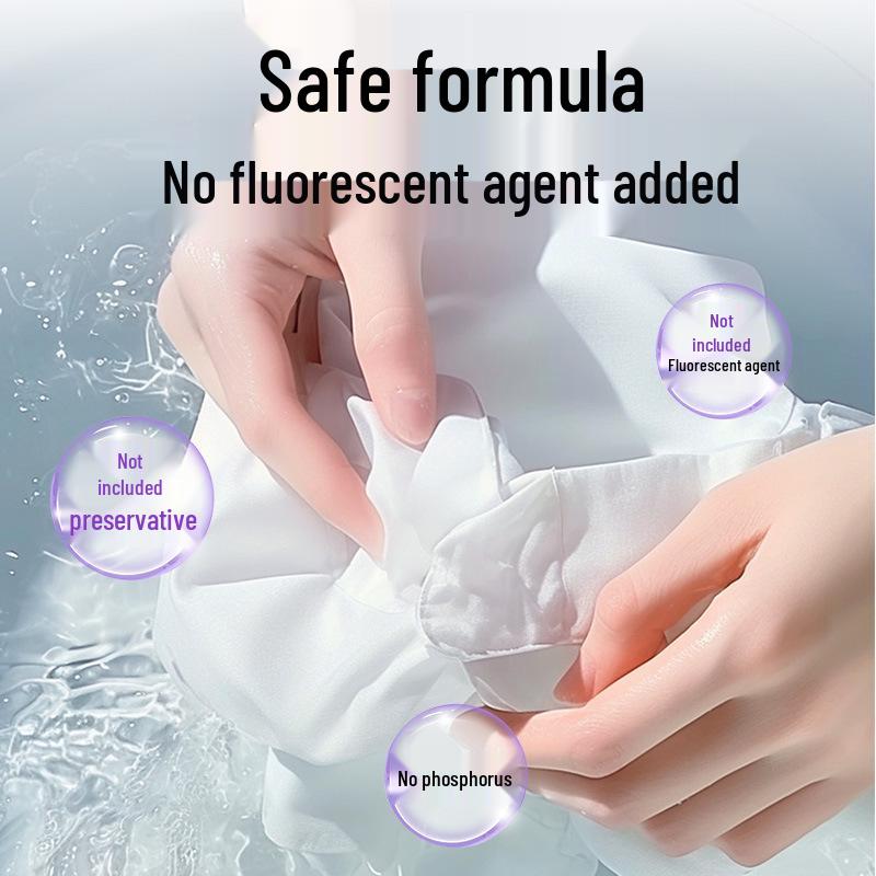Cold Water Quick Dissolve Laundry Detergent: Stain Removal, Whitening, Color Brightener with Active Oxygen