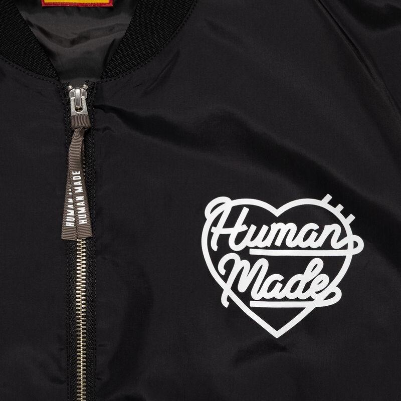 HUMAN MADE Nylon Blouson Schwarz