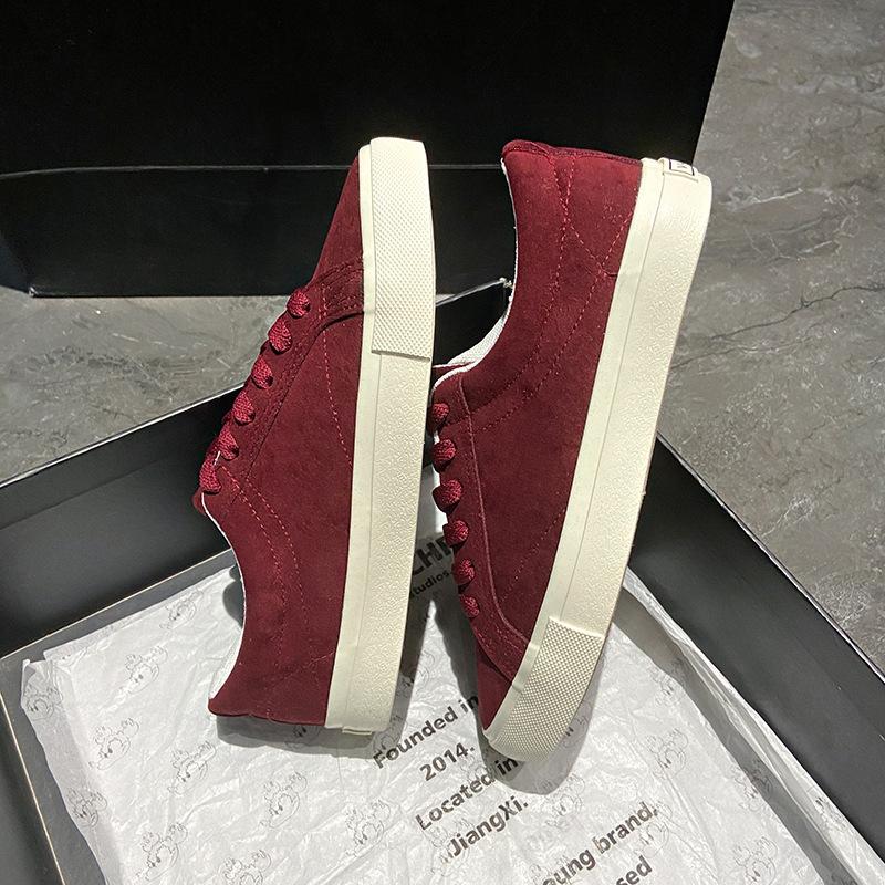 Retro Niche Couple Shoes Women  Spring Korean Version New Green Canvas Shoes All-match Sports Casual Skateboard Shoes