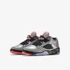 Air Jordan 5 Retro Low BG 'Neymar' (Unisex) Scarpe da Basket Bambino Riflettenti Argento / Nero / Infrarosso 23 846316 025