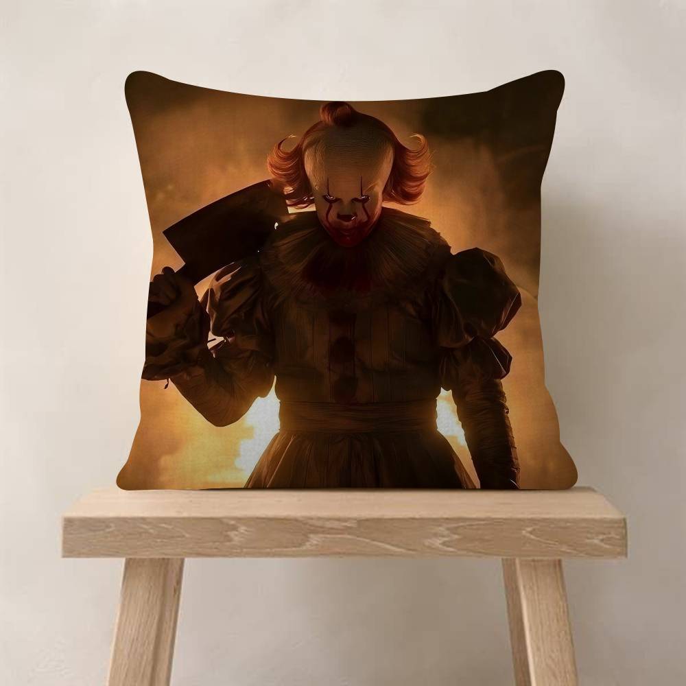 Horrorfilm It Pennywise Clown Personalisierte Bilder Text Heimdeko Kissen Haushaltsgeschenke 45x45cm