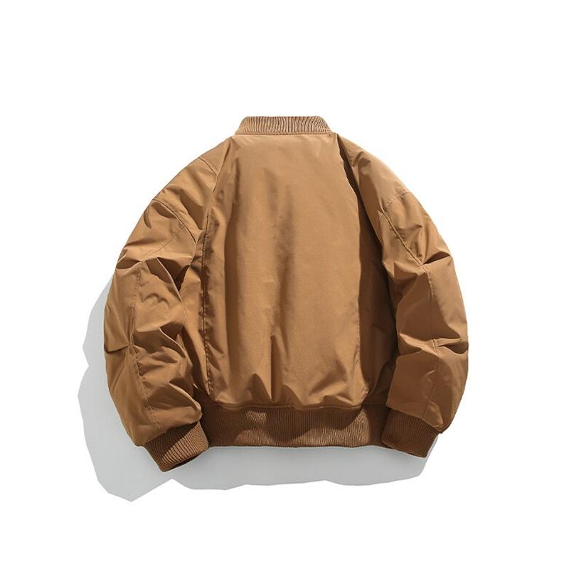 American Style Loose-Fit Warm Cotton Coat Winter Flying Jacket Padded Jacket For Men Casual Windproof Workwear Cargo Parkas