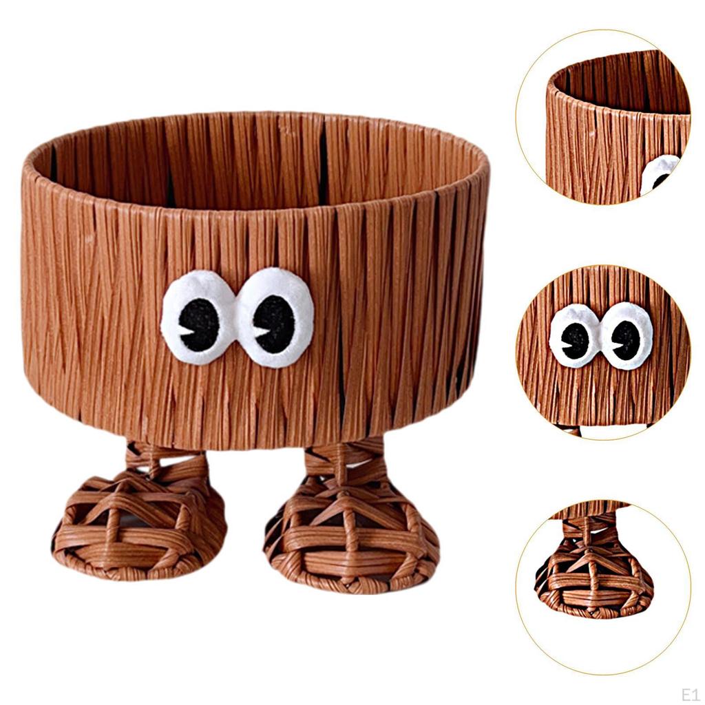 Home Decor Storage Basket for Cookies And Pastries with Imitation Rattan