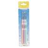 3pcs/set Plastic Handle Crochet Hooks Knitting Needles for Yarn DIY Craft Tools
