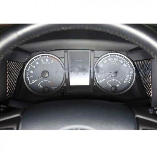 Real Carbon Fiber Dashboard Both Sides Panel Trim For Toyota Tacoma 2016- 2*