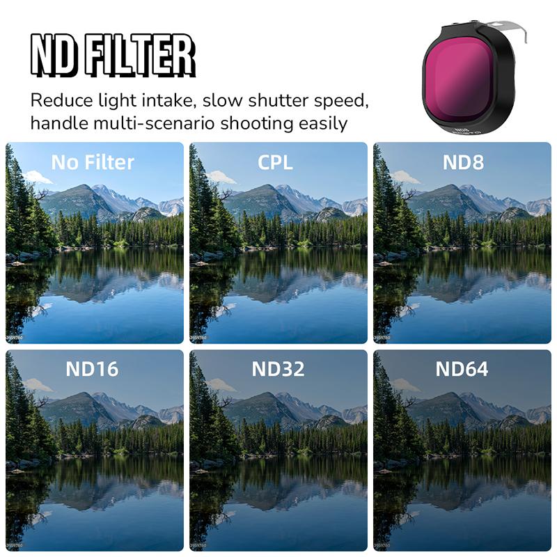 GRT For DJI NEO 2 Drone Lens Filter UV Protection Black Mist ND8/16/32/64 Dimming CPL STAR NIGHT For Neo2 Filters Accessories