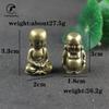 Retro Brass Big Belly Maitreya Tathagata Buddha Statue Hollow Desktop Miniatures Figurines Ornament Decoration Craft Accessories