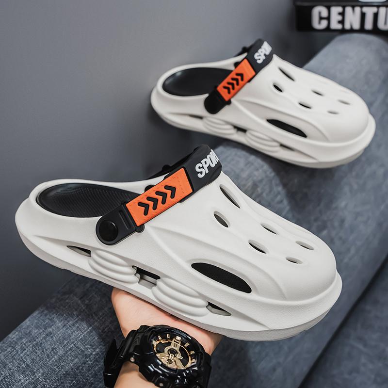 Fashion CYYTL Mens Summer Slippers Casual Outdoor Beach Shoes Sandals Walking Slides Comfort Lightweight Luxury Designer Fashion Leather