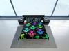 Neon Skull Duvet Cover Set, Gothic Bedroom Set, Aesthetic Dorm Bedding, Colorful Quilt Cover, Halloween Bedspread, Custom Size Bedding