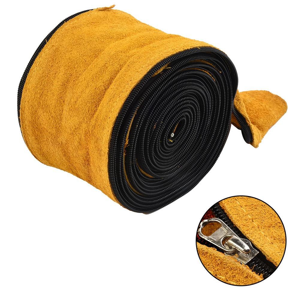 TIG Mig Cowhide Leather Welding Torch Cable Hose Cover 23ft L 4in Wide