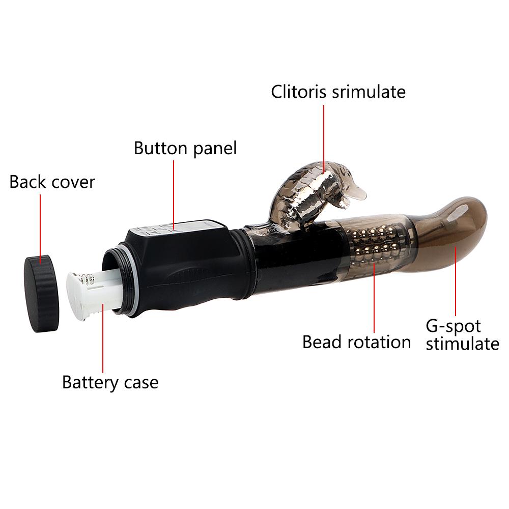 Sex Toys for Women Dolphin Dildo Vibrator Adult Products Multi-Speed Dual Vibration G-Spot Massager Clitoris Stimulator