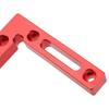 4.7" X 4.7" / 12x12cm 90 Degree Positioning Squares Aluminium Alloy Red Anodized Corner Clamping Square L-Shaped Design