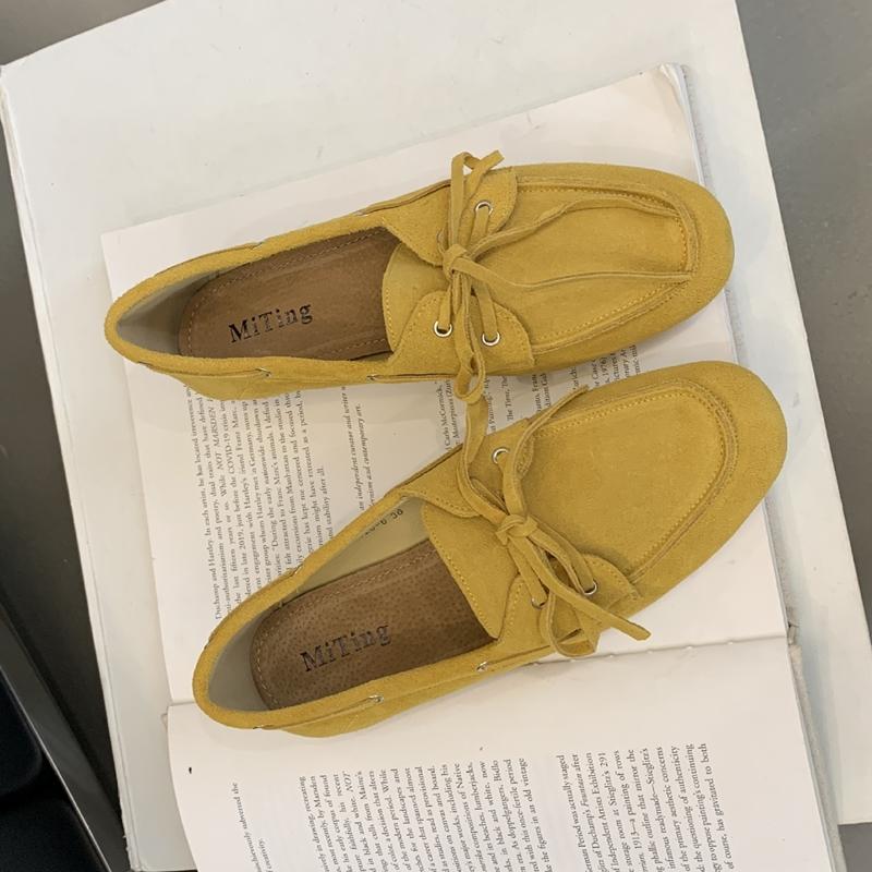 Fashion AIYUQI Women's Beanie Shoes British Style 2025 New New Retro Flat Shoes Female Large Size Slip-on Loafers For Women