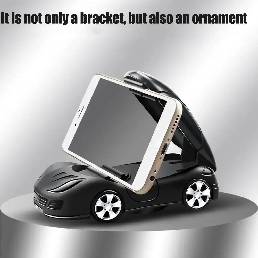 360° Rotating Creative Auto Model Cell Phone Mount Fit For Iphone 15 14 Samsung S22 Auto Model Ornaments Vehicle Shape Phone Mount
