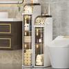 Toilet Storage Cabinet 2/3/4 Layers Bathroom Drawer Closestool Crevice Rack Ultra Narrow Kitchen Organizer Rack Shelves