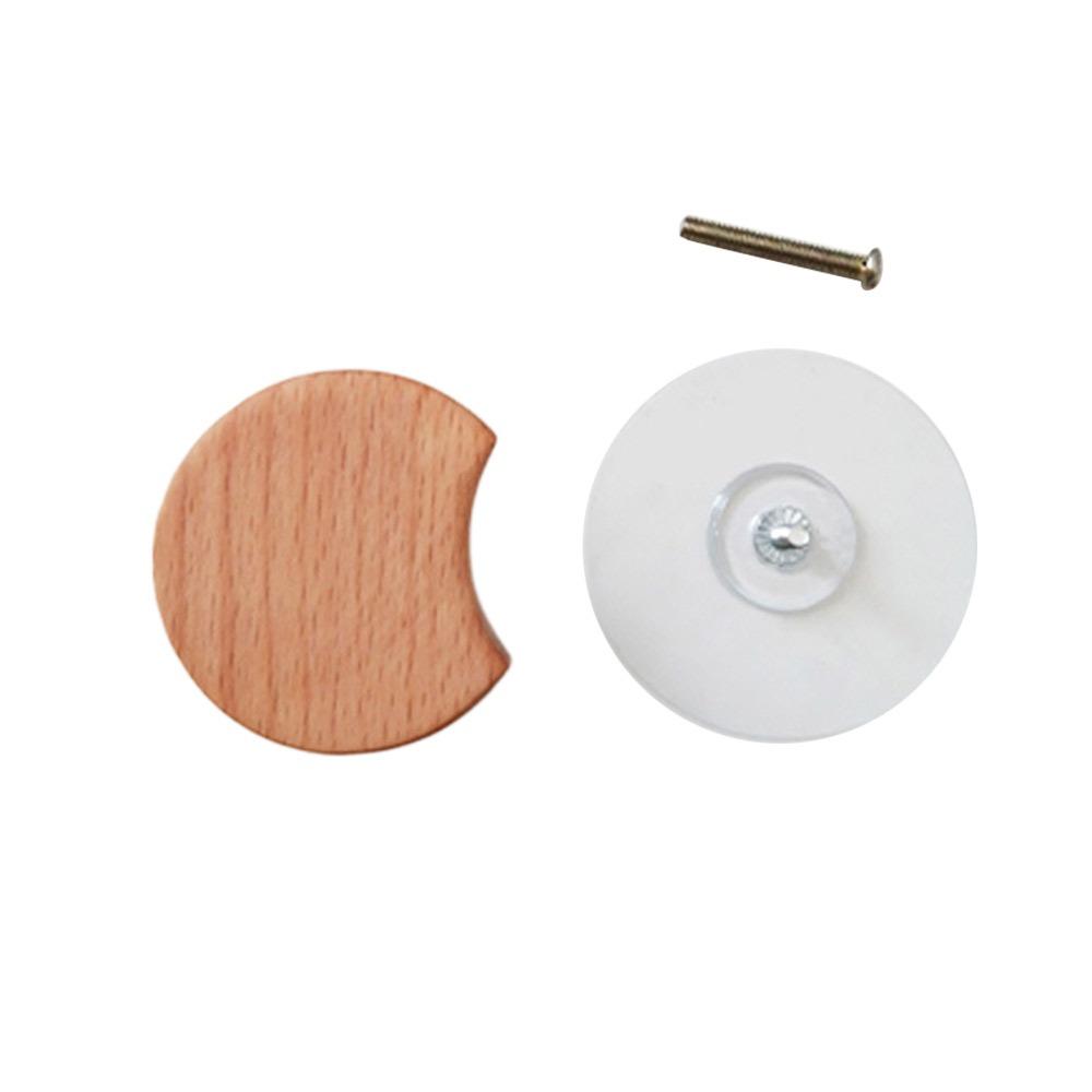 

Креативні Дерев яні Ручки для Шафи Гардеробу Однотонні Букові Дерев яні Ручки для Дверей Скандинавський Дерев яний Гачок Вішалка Побутовий