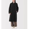 Women's Turn Down Collar Long Sleeve Trench Coats Loose Fit Casual Outerwear Long Jackets