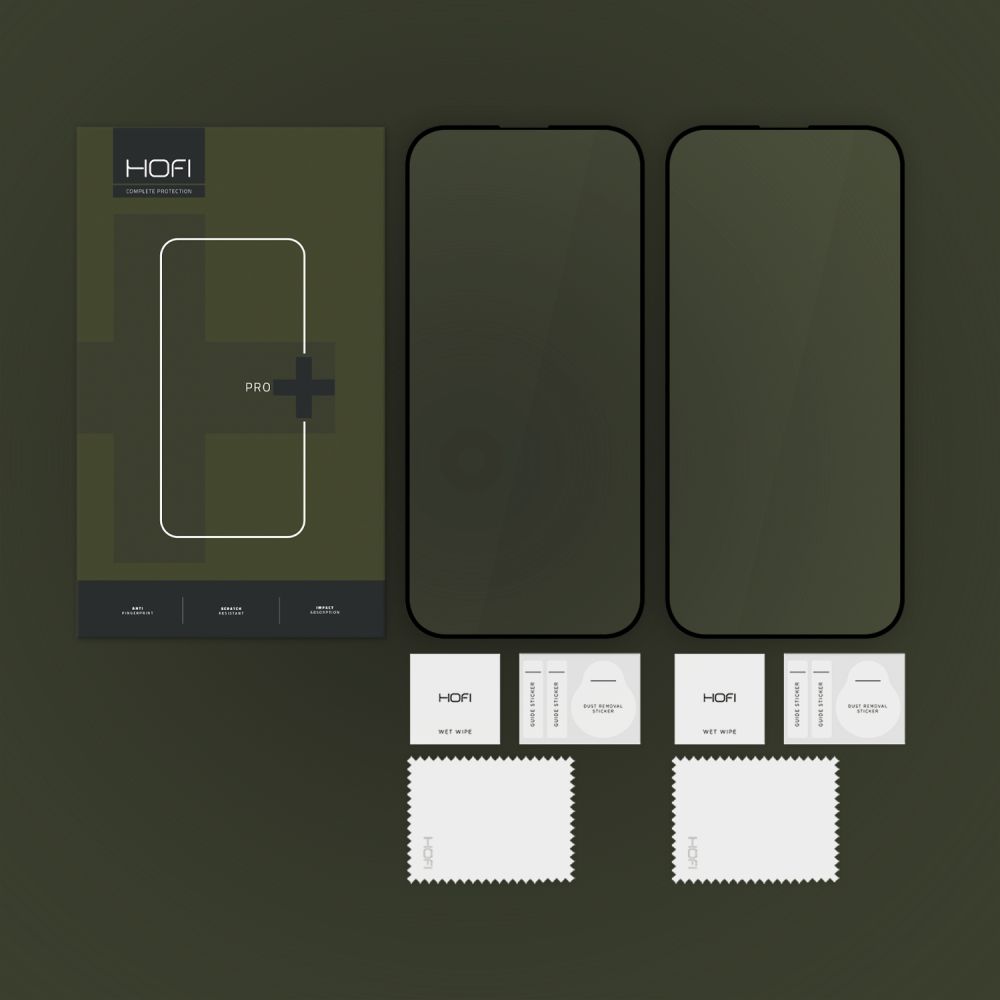 Szkło Hartowane Hofi Glass Pro+ 2-Pack Iphone 16 Pro Max Black
