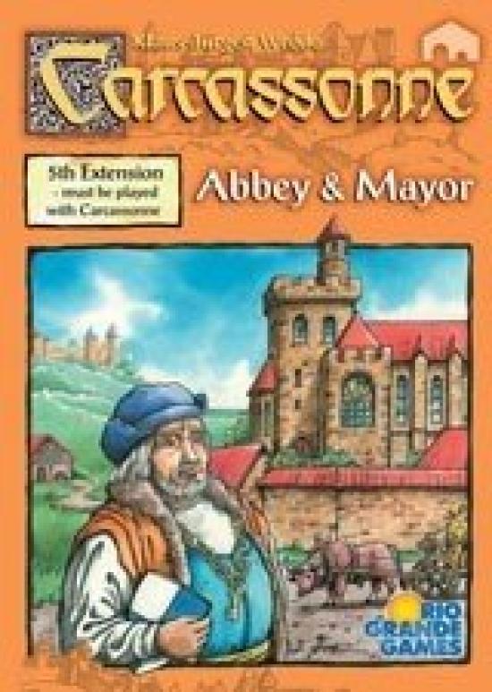 Abbey Mayor 5th Extension Board Game Carcassonne & (English Version) [Used]