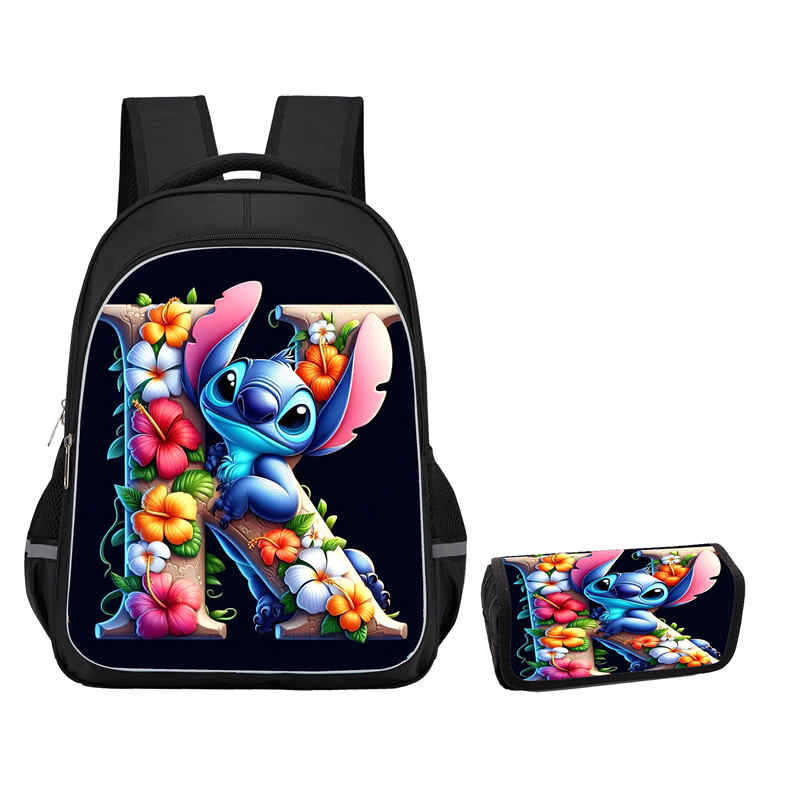 Stitch Combination Set Peripheral Backpack Men'S And Women'S Pencil Bag