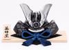 Chugai Touen Yakushi Kiln Dyed Helmet, Jet Black, Small [5793] May Doll, Interior Decoration, Auspicious Item