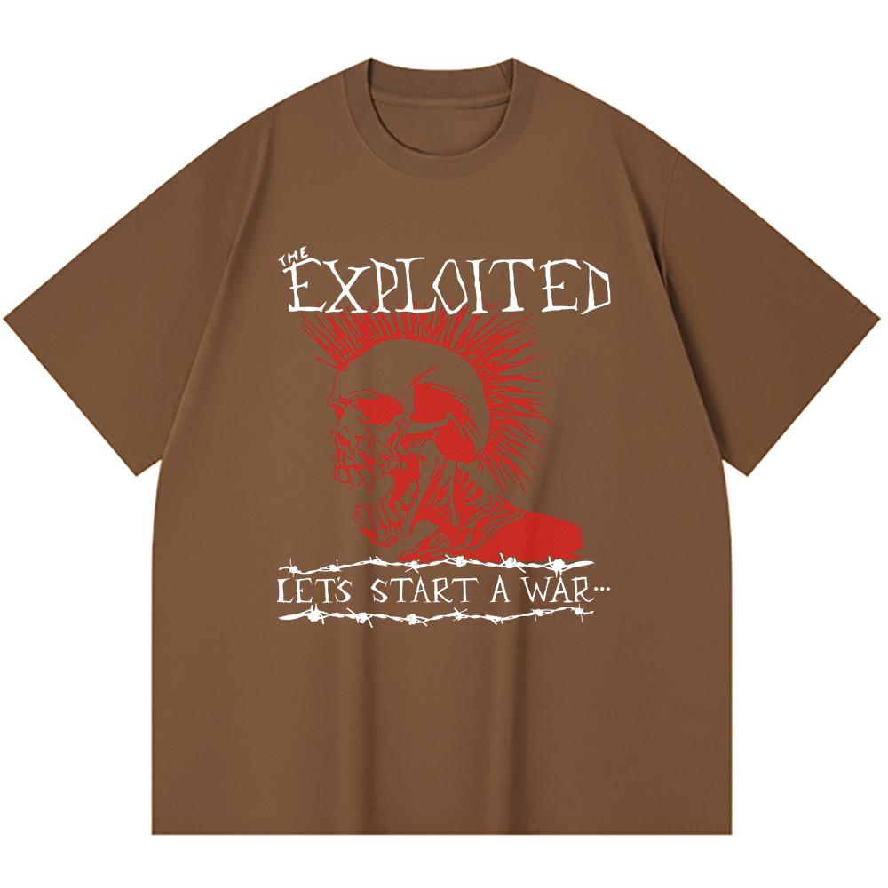 T-shirt Heavy Metal 100% Cotone 230 Gsm Stampa Band Rock Musica Popolare Unisex T-shirt Pesante in Cotone