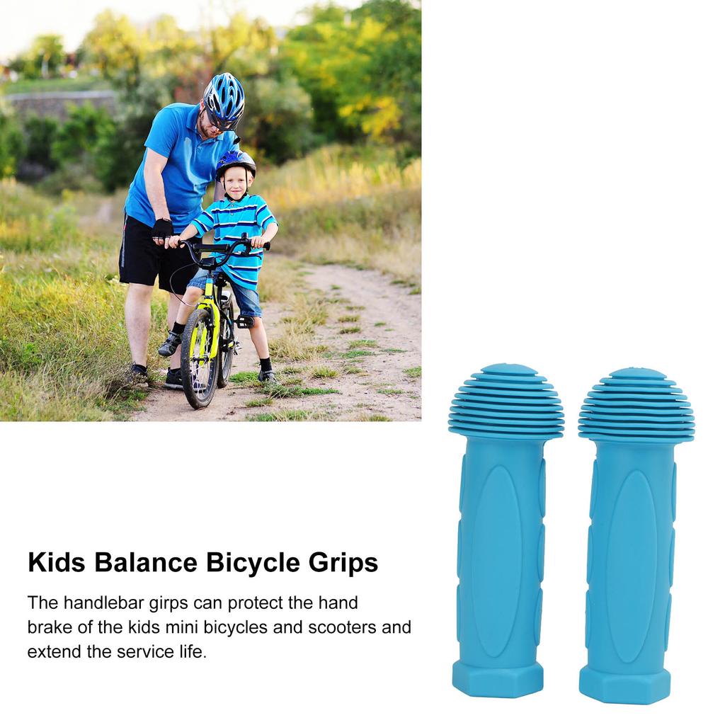 1 Pair   Kids Bike Handlebar Grips Rubber High Strength   Grips for Children Balance  