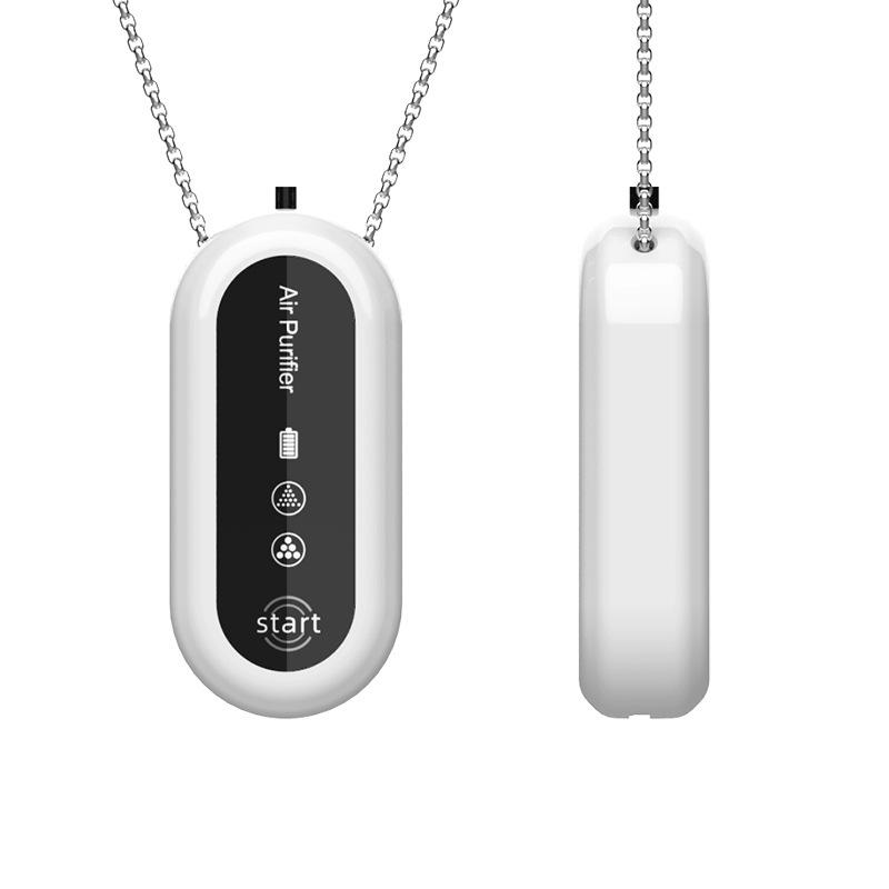 Second Gen Mini Portable Neck Air Purifier: Wearable Personal Air Cleaner Necklace