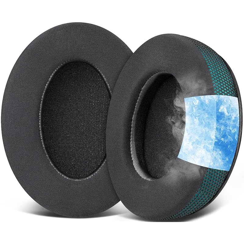 

SOULWIT cooling gel pad ear pads for HyperX Cloud 1/2/3/Pro/Core/Alpha/Alpha S/Alpha Pro/Flight/Flight S/Stinger/Stinger S, CloudX Stinger/Stinger