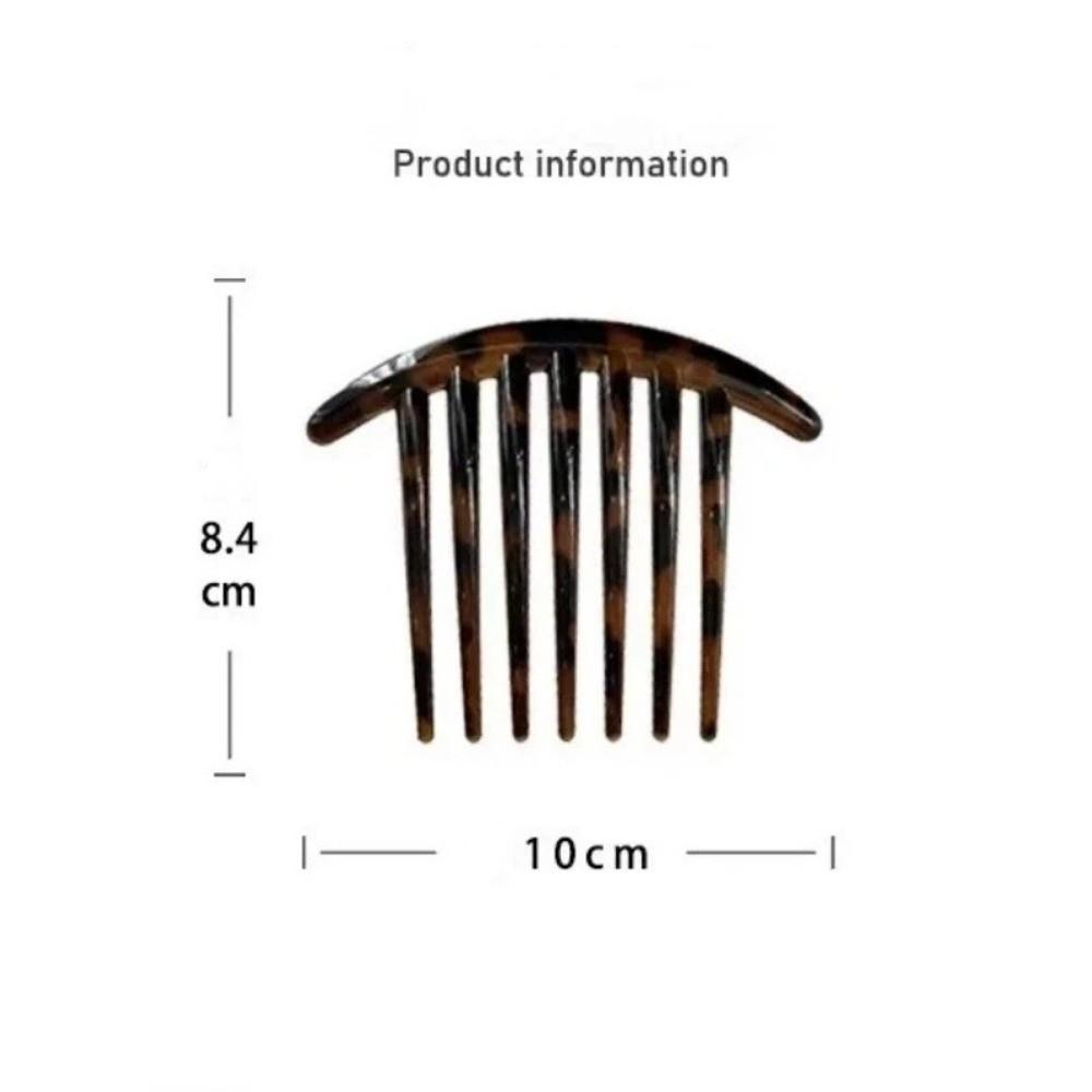 7 Teeth Shattered Hair Comb Anti Slip Hair Wearing Back Head Ball Inverted Comb High Grade Hair Clips Lazy Hair Turning Tool