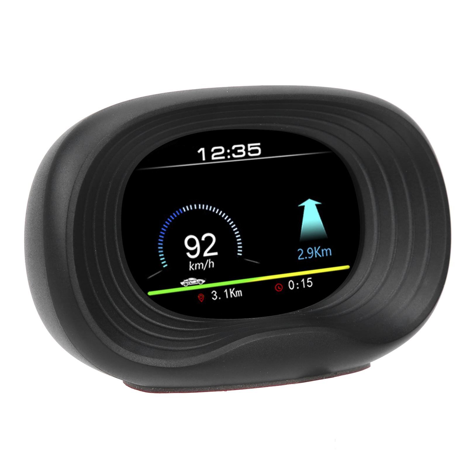 

Universal Car Head Up Display OBD2+GPS HUD Projector Overspeed Voltage Alarm with Electronic Dog