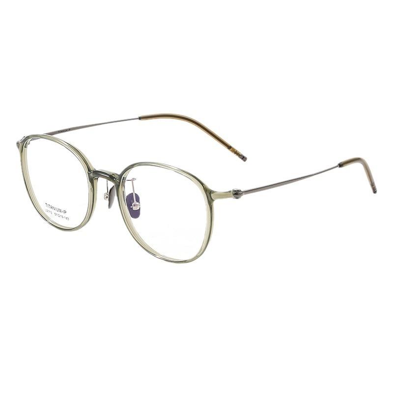 New Karin Series, Same Style As the Popular Glasses On Xiaohongshu, Ultra-light Pure Titanium Eyewear Frame, Optical Myopia Glasses9113