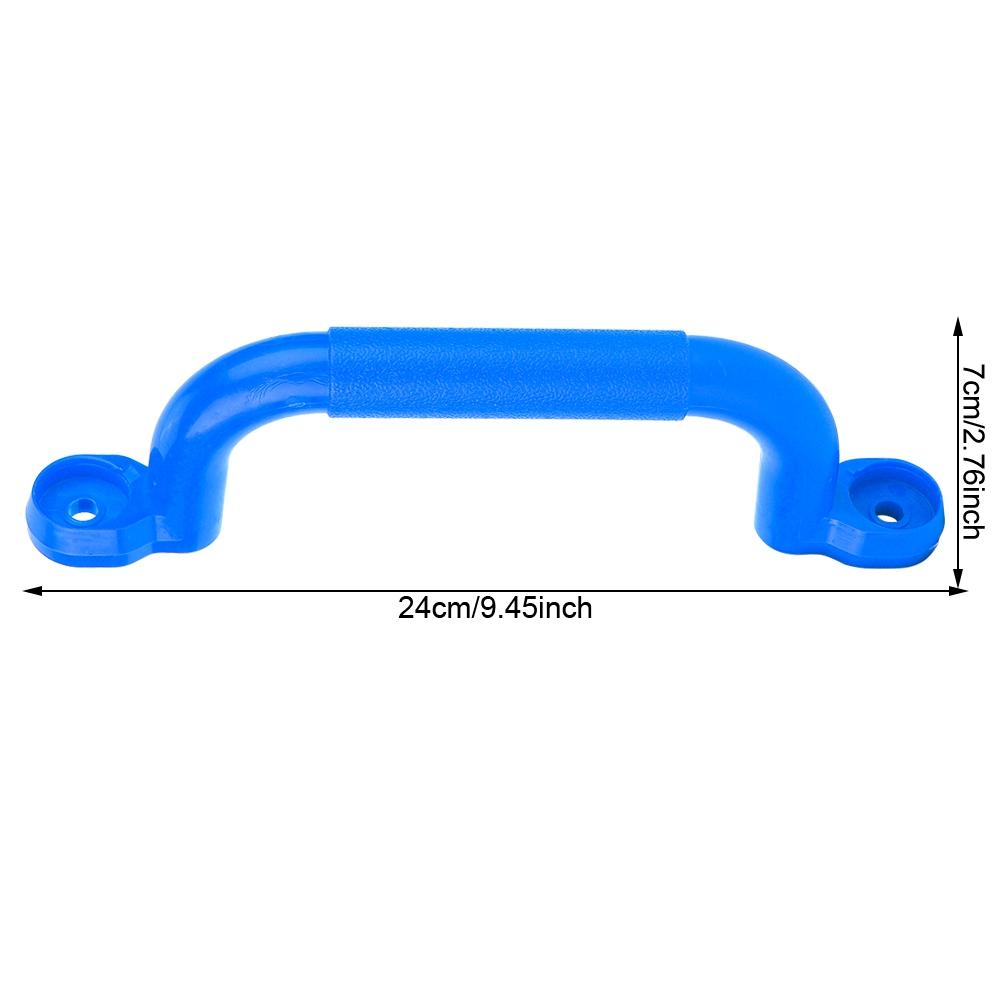 Une Paire de Poignées de Sécurité Antidérapantes en Plastique pour Enfants, Accessoires de Jeu d'Extérieur(Bleu)