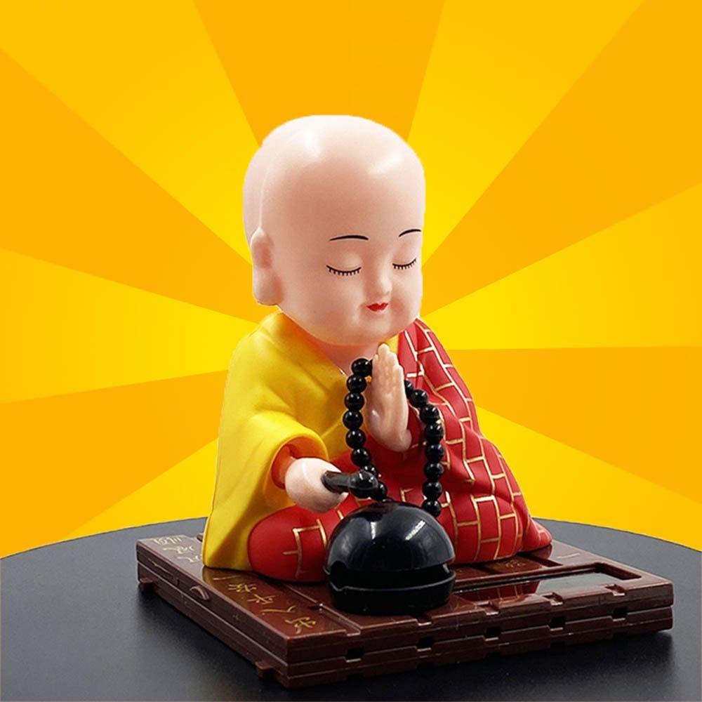 Handgefertigte Solar Nickende Buddha Spielzeuge Tathagata Buddha Schreibtisch Buddha Statue Zuhause Auto