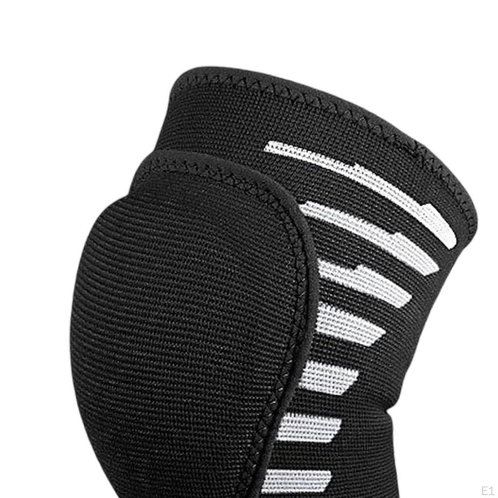 Knee Pad Anti Slip Breathable Padded Sponge Elastic Flexible Brace Running Workout Roller