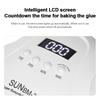 Nail Art UV LED Light with Display Portable Nail Art Quick-drying Timer Dryer UV Lamp for Professional Nail Art Curing Light