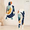 Women Plus Size Two Piece Hooded Long Sleeve Top And Pants Halloween Skull Witch Moon Print Loungewear Set