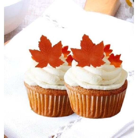 Leaf Mold Silicone Leaves Fondant Molds,Tree Leaves Mold for Cake Decoration,Maple Leaf Candy Molds,Cupcake Topper,Polymer