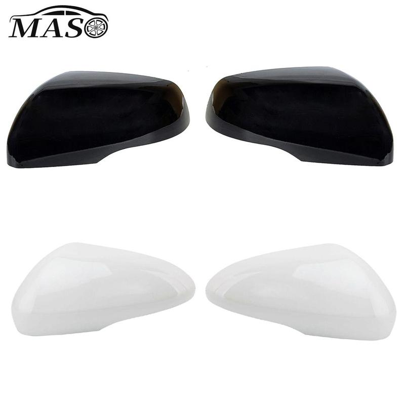1pc Replacement Car Rear View Side Mirror Cover Left Right for Ford Edge 2015 2016 2017 2018    with Light Hole