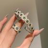 2026 Buchi Wind Court Blue Chalcedony Small Daisies Bracelet Personality Fashion High Sense Flower Ring Bracelet Women