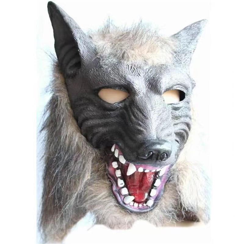 Halloween Werewolf Horror Masquerade Full Head Wolf Mask